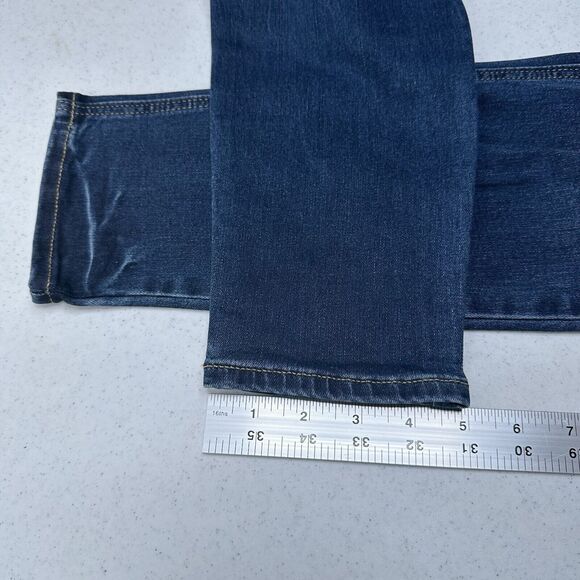 Old Navy Jeans Womens 12 Rockstar Super Skinny Jegging Blue Denim Distressed NEW - Picture 9 of 9